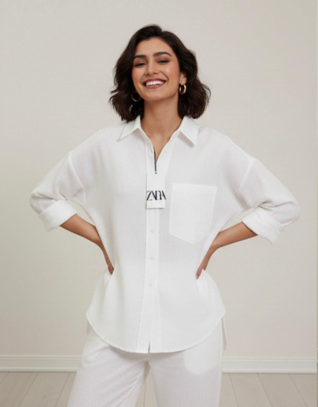 ZARA Wool Peach Co-ord Set – Premium Quality